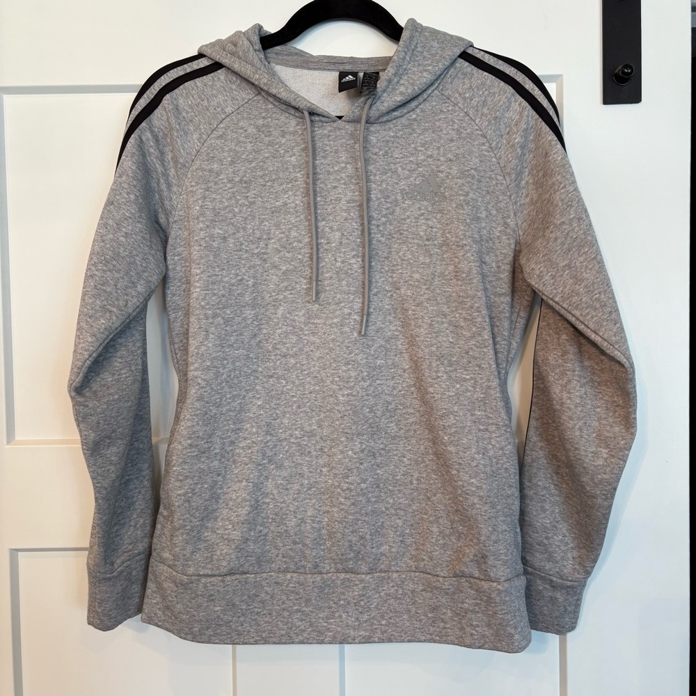 Adidas Light Gray Pullover Hoodie